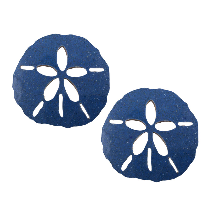 Meridian Tile Products Porcelain Swimming Pool Step Marker Mosaic 4" Sand Dollar (2 Pack) Cobalt Blue