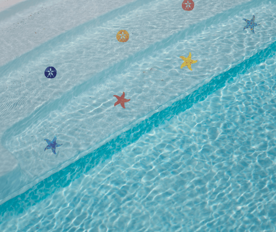 Starfish Step Marker — PoolTileDirect.com