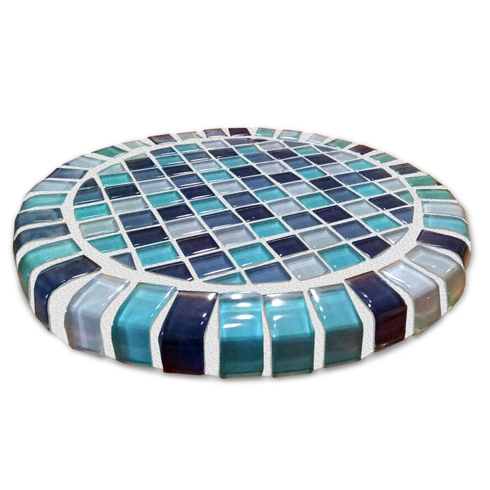 Aquatic Custom Tile Bar Stool and Table Top Tile — PoolTileDirect.com